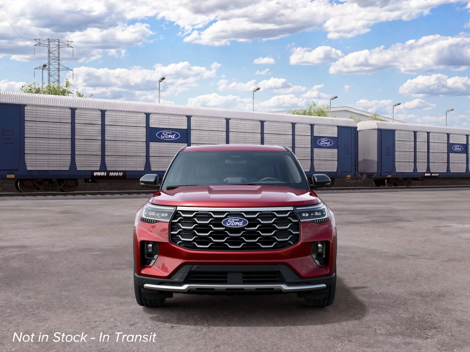 New 2027 Ruby Red Metallic Tinted Clearcoat Ford Platinum™ image 3
