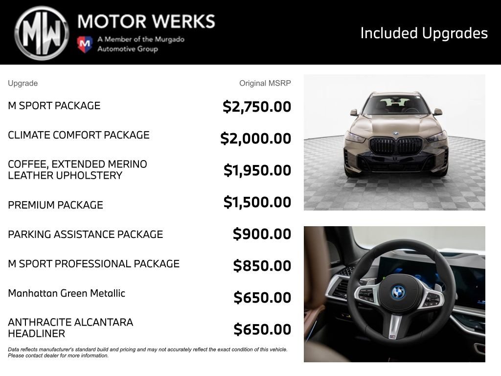 New 2026 Manhattan Green Metallic BMW xDrive50e image 4