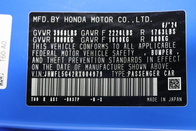 Used 2024 Blue Honda  image 28