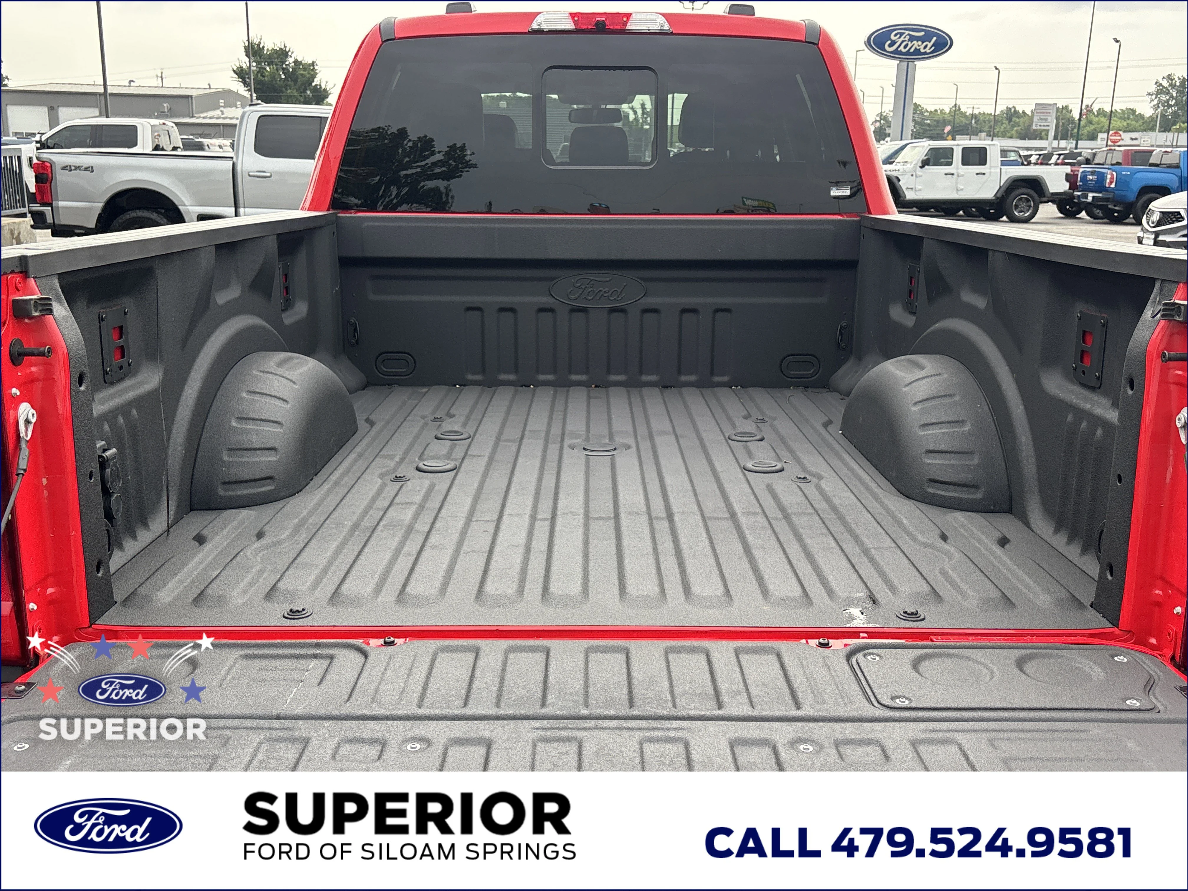 Used 2025 Race Red Ford Lariat 4WD image 6