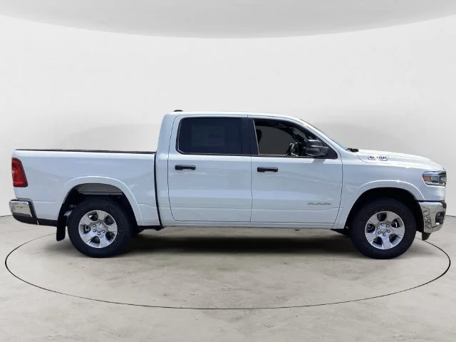 New 2026 Bright White Clearcoat Ram BIG HORN CREW CAB 4X4 5