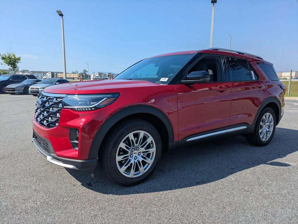 New 2026 Rapid Red Metallic Tinted Clearcoat Ford Platinum image 8