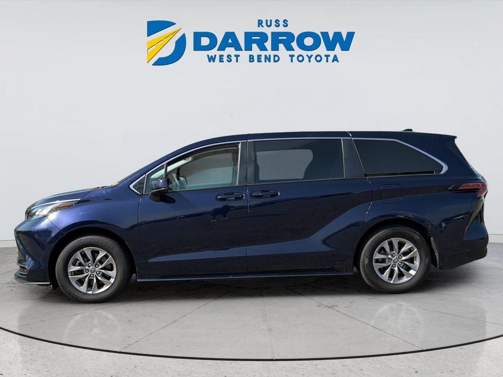 Used 2022 Blue Toyota LE image 2