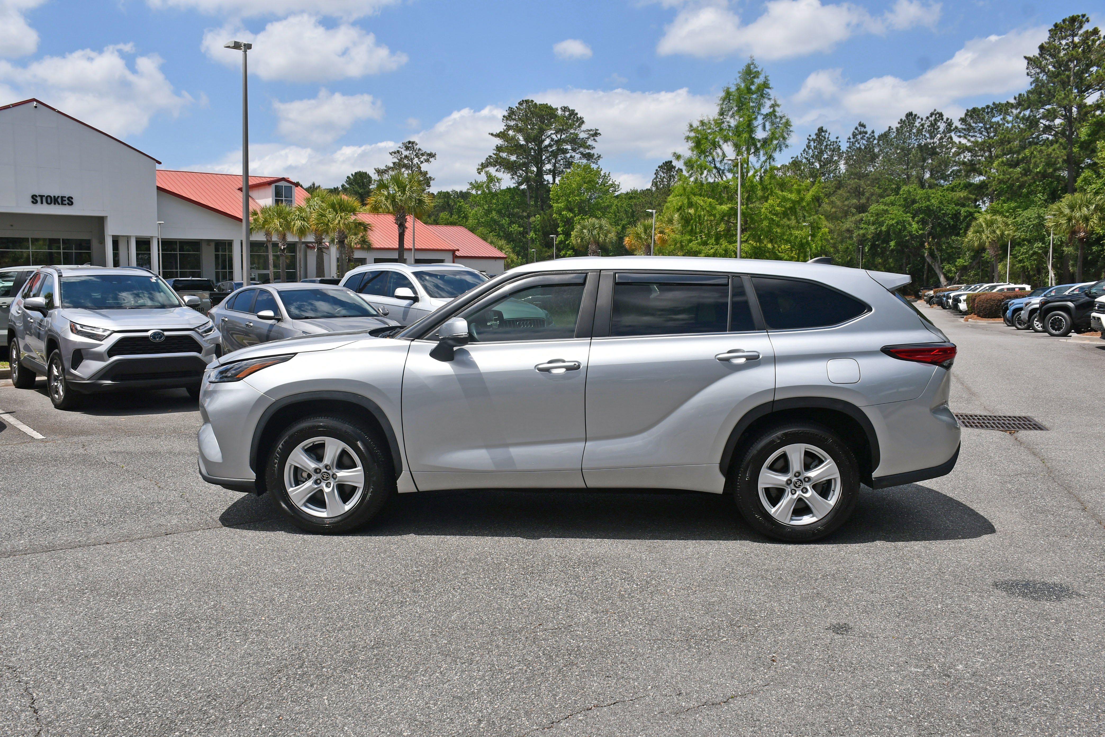 Used 2023 Silver Toyota LE image 1