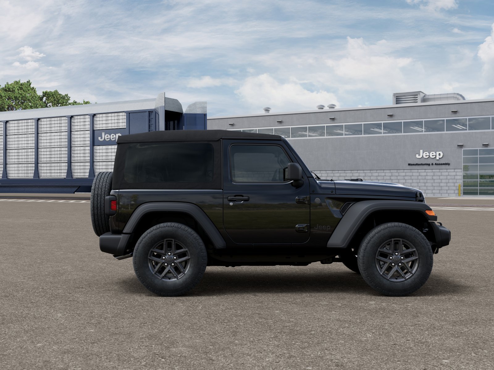 New 2026 Black Clear-Coat Exterior Paint Jeep Sport S image 12