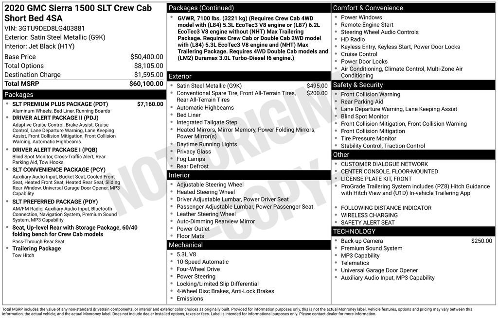 2020 GMC Sierra 1500 SLT - Photo 45