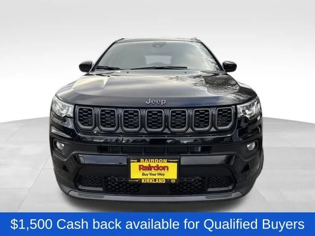 New 2026 Diamond Black Crystal Pearlcoat Jeep Latitude image 2