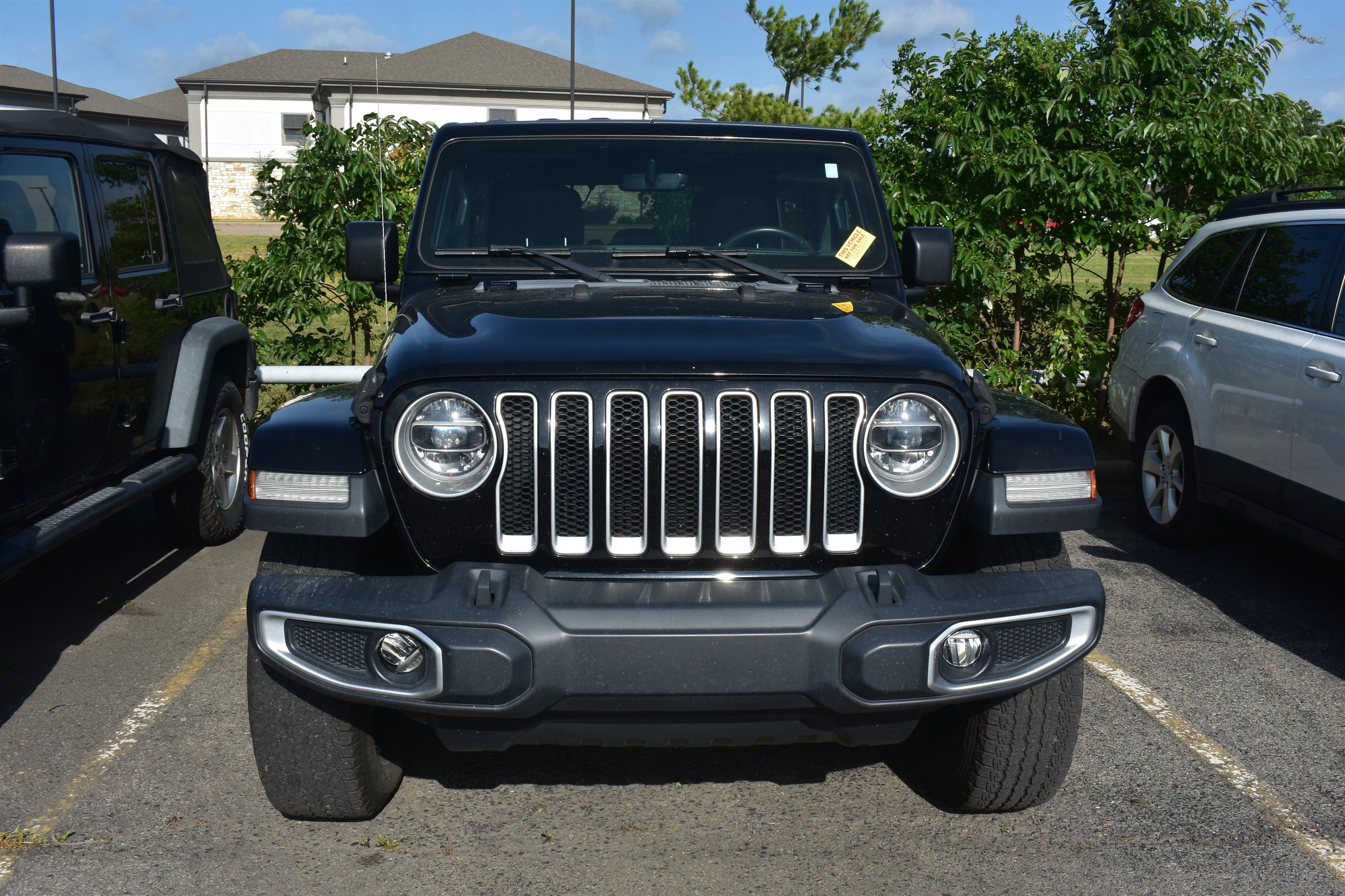 Used 2018 Black Clearcoat Jeep Sahara image 2