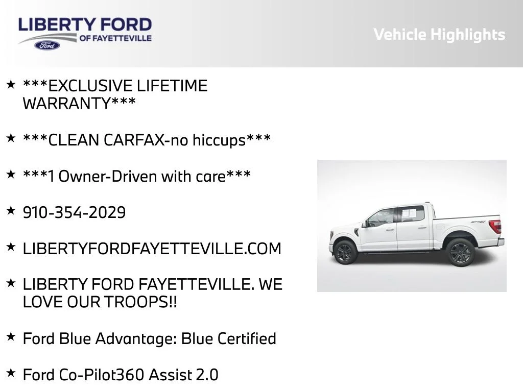 Certified Used 2023 Oxford White Ford Lariat image 5
