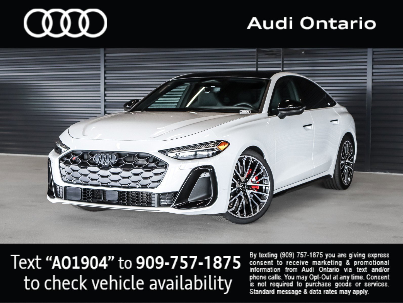 Used 2025 Glacier White Metallic Audi Premium Plus image 1
