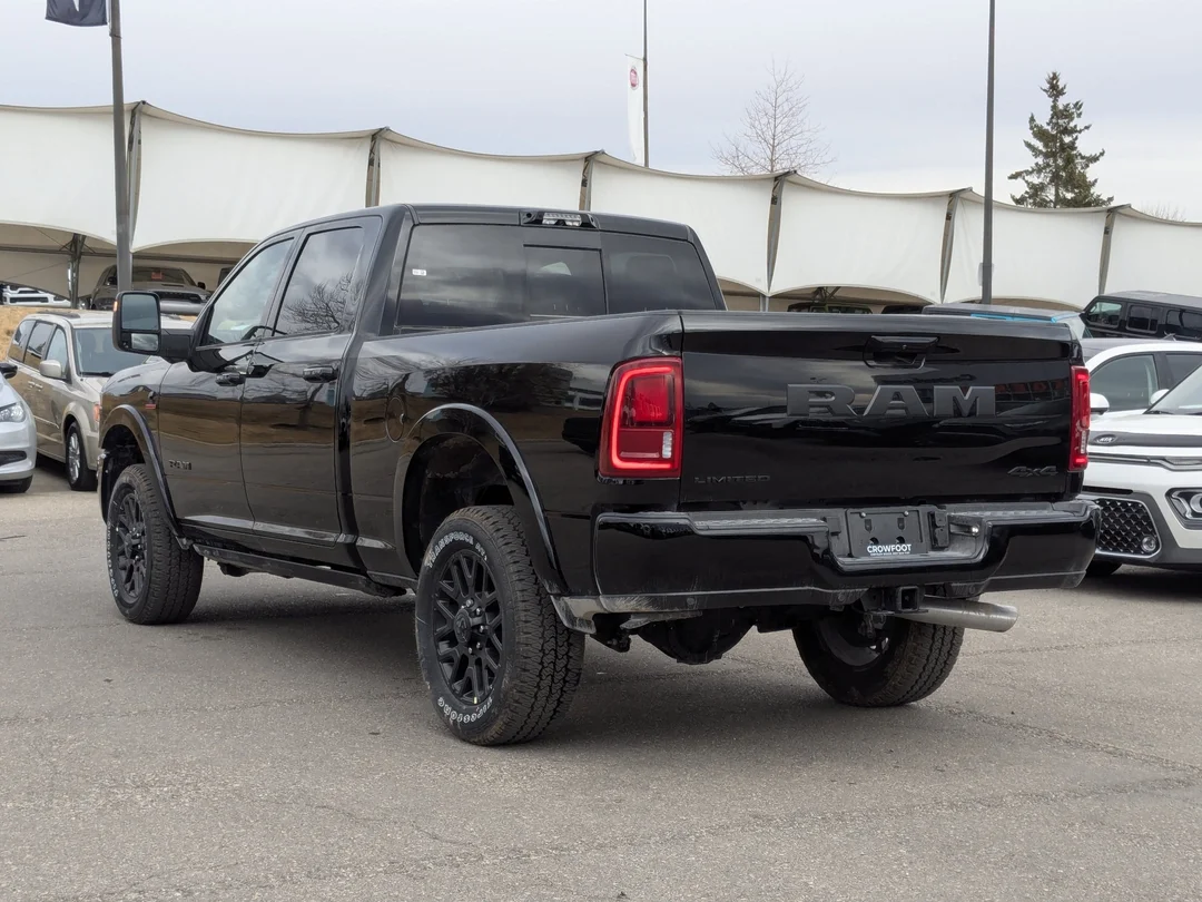 New 2026 Black RAM Limited - - 4x4 - Night Edition - 5th W & Gooseneck Prep - Level 1 Equip & More! image 6