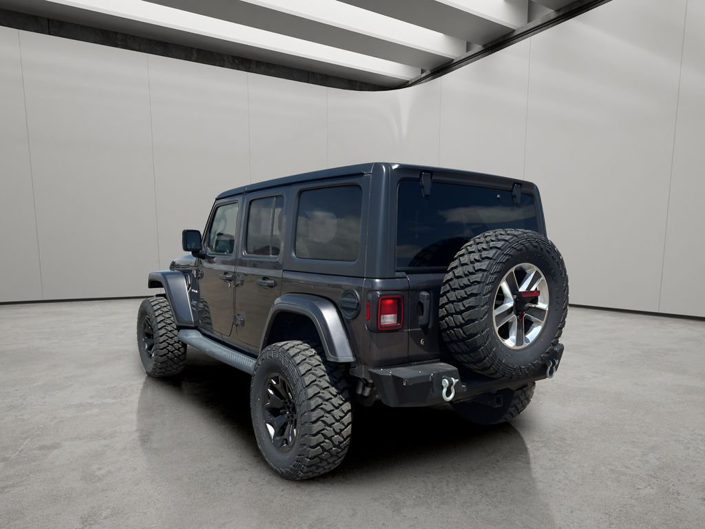 Used 2020 Granite Crystal Metallic Clearcoat Jeep Sahara image 3