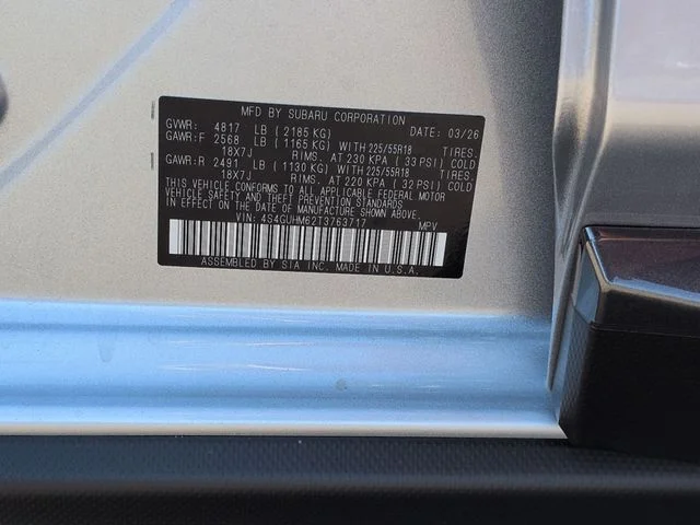 New 2026 ICE SILVER METALLIC Subaru Limited image 39