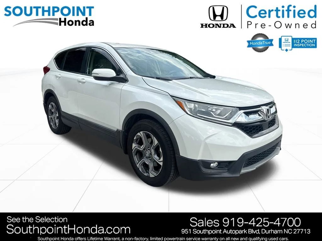 Certified Used 2019 Platinum White Pearl Honda EX-L image 1