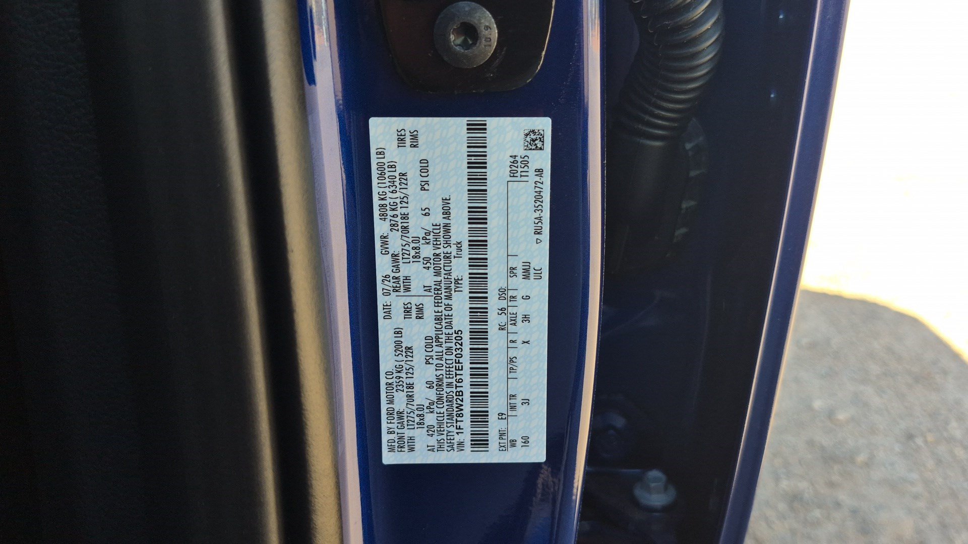 New 2026 Argon Blue Metallic Ford XLT image 15