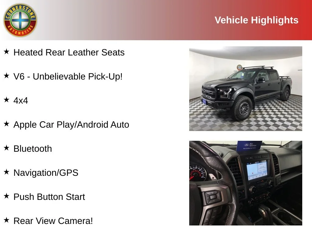 Certified 2017 Ford F-150 Raptor with VIN 1FTFW1RG4HFA46471 for sale in Elk River, Minnesota