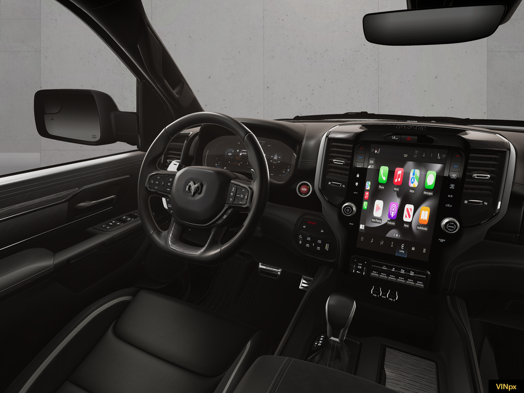 New 2026 Diamond Black Crystal Pearl-Coat Exterior Paint RAM RHO image 19