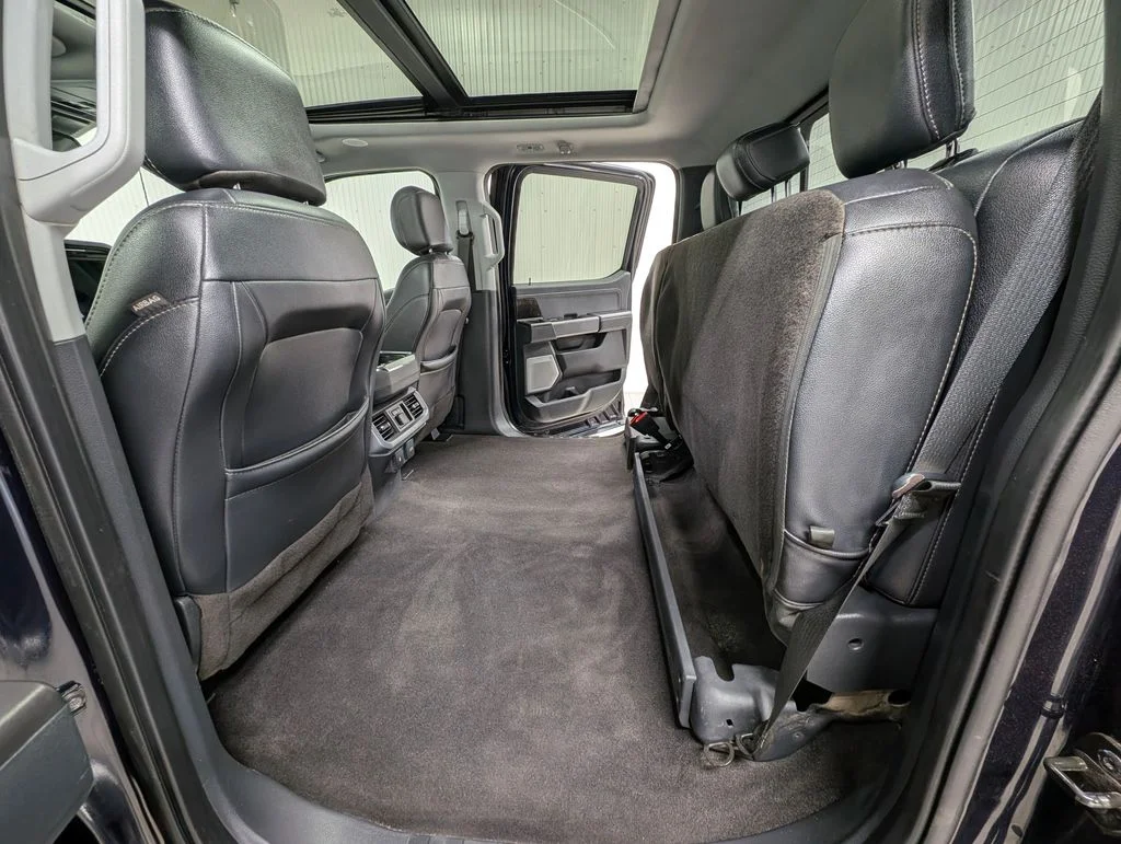 Used 2022 Antimatter Blue Metallic Ford Lariat image 19