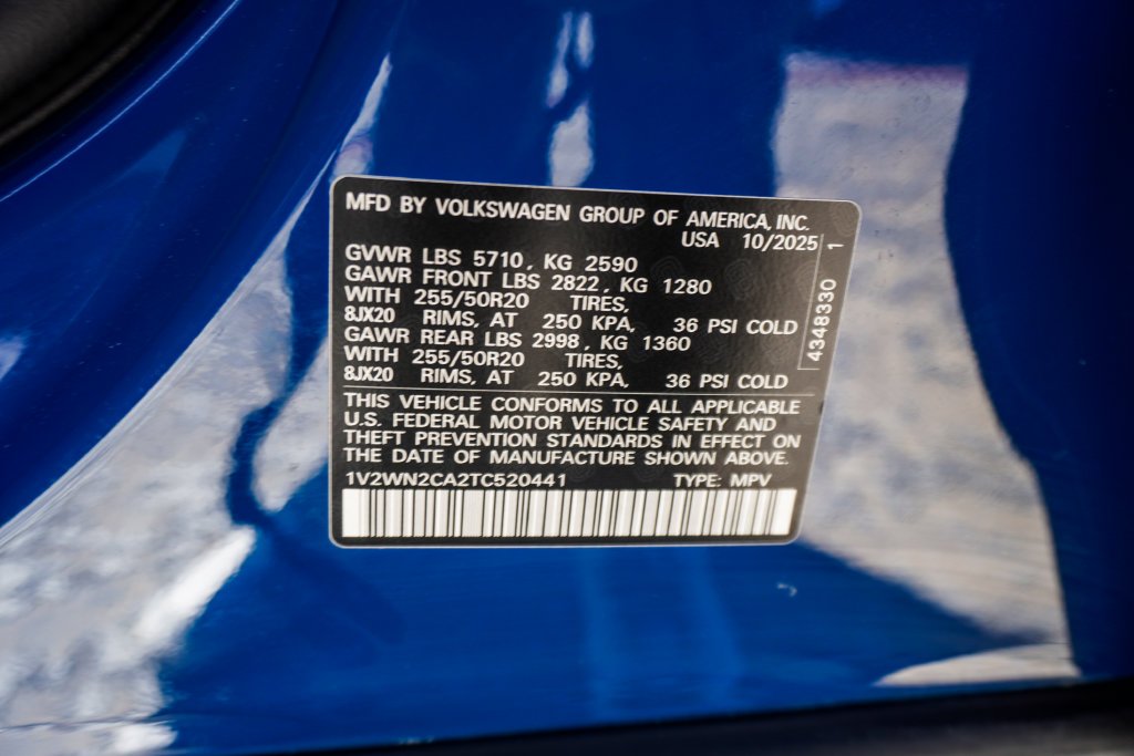 Used 2026 Blue Volkswagen SE w/Technology image 38
