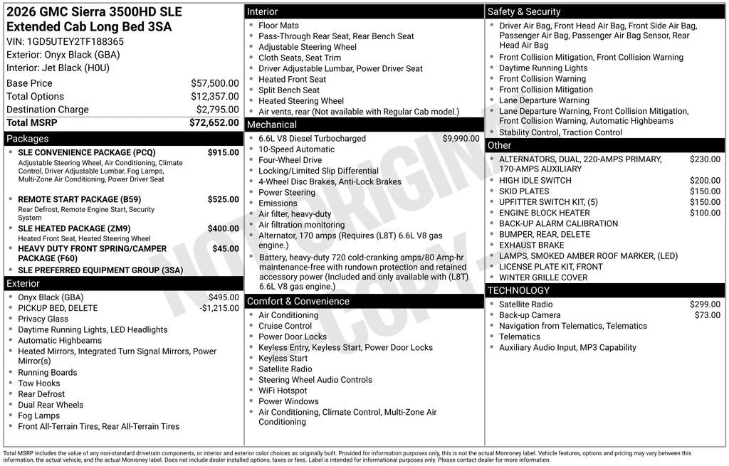 2026 GMC Sierra 3500HD SLE - Photo 47