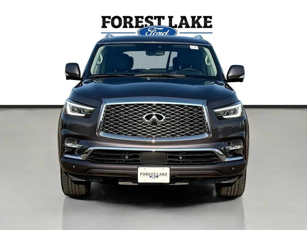 Used 2024 INFINITI QX80 Luxe 4WD with VIN JN8AZ2AE0R9328936 for sale in Forest Lake, Minnesota