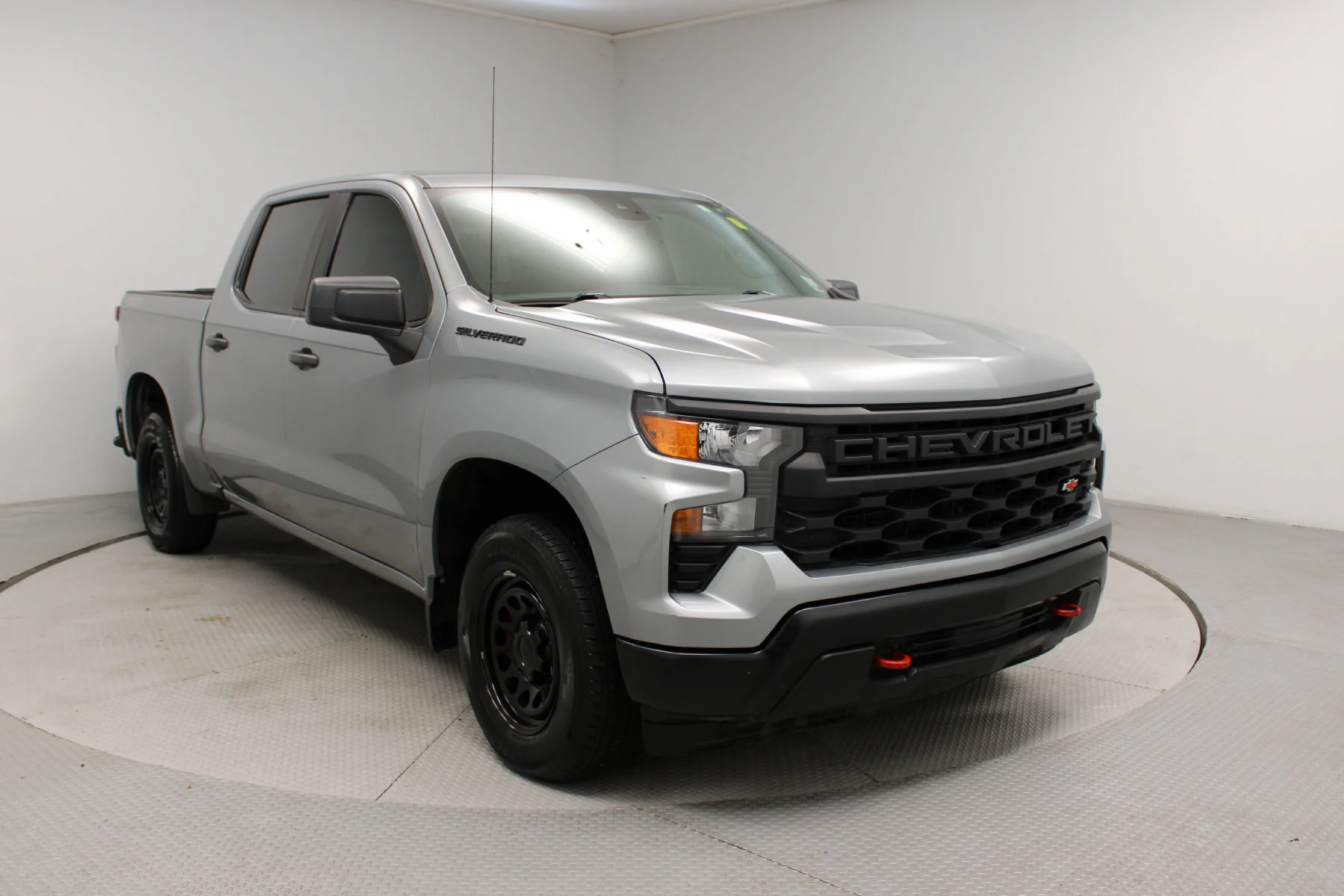 Used 2023 Sterling Gray Metallic Chevrolet 4WD Crew Cab 147 Work Truck image 22