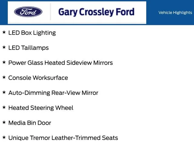 New 2026 Antimatter Blue Metallic Ford Tremor® image 38