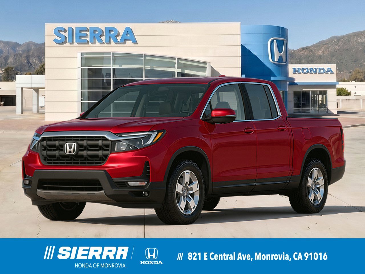 New 2026 Radiant Red Metallic II Honda RTL image 1