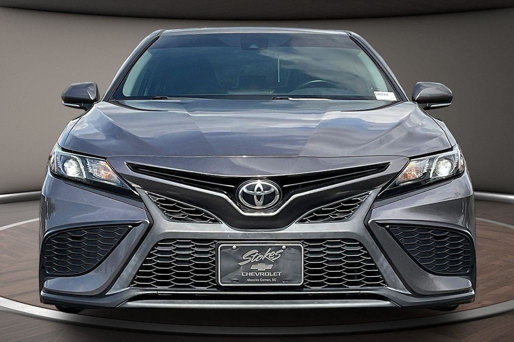 Used 2022 Gray Toyota SE image 2