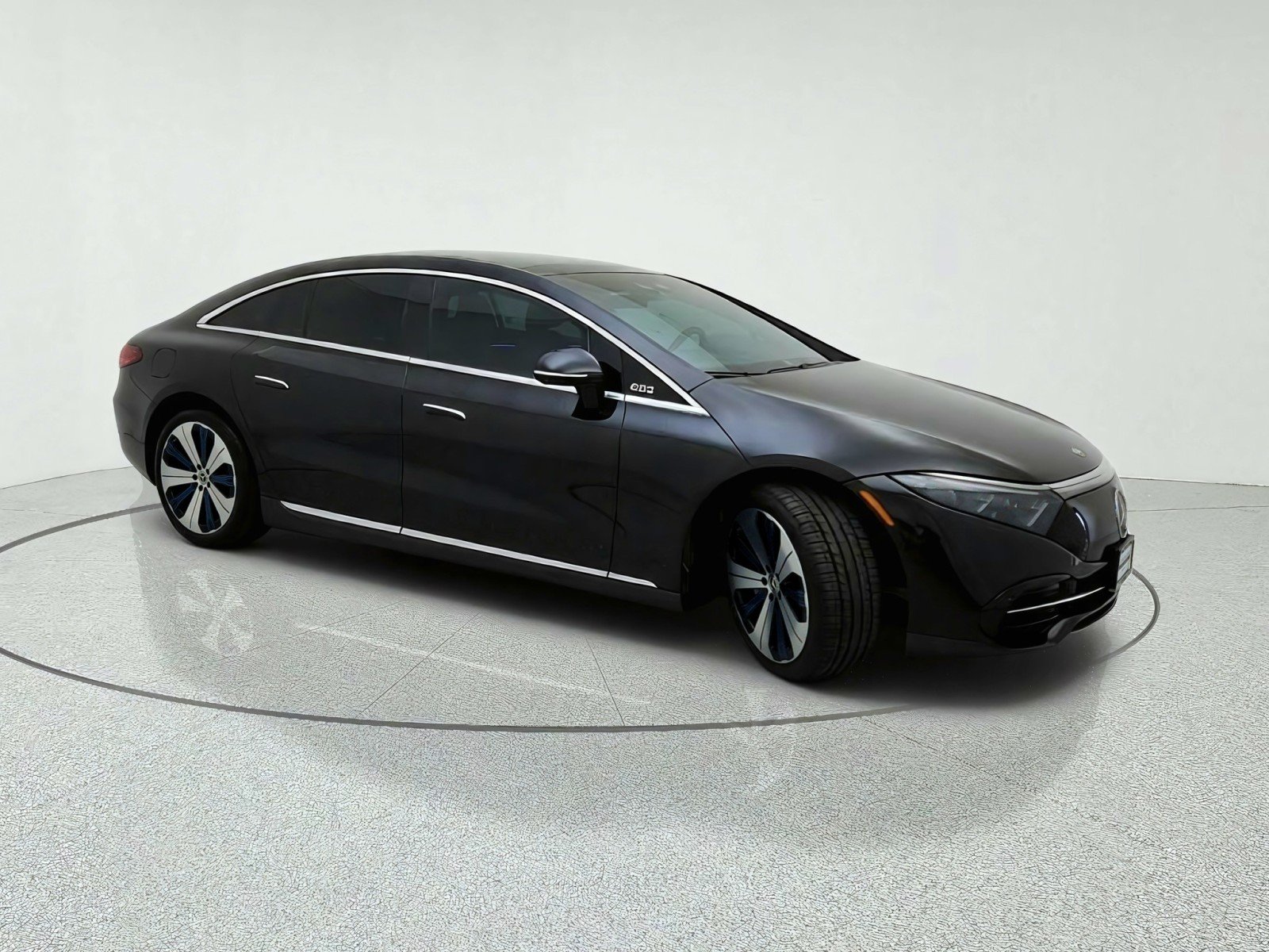 Certified Used 2024 Obsidian Black Metallic Mercedes-Benz EQS 450 image 5