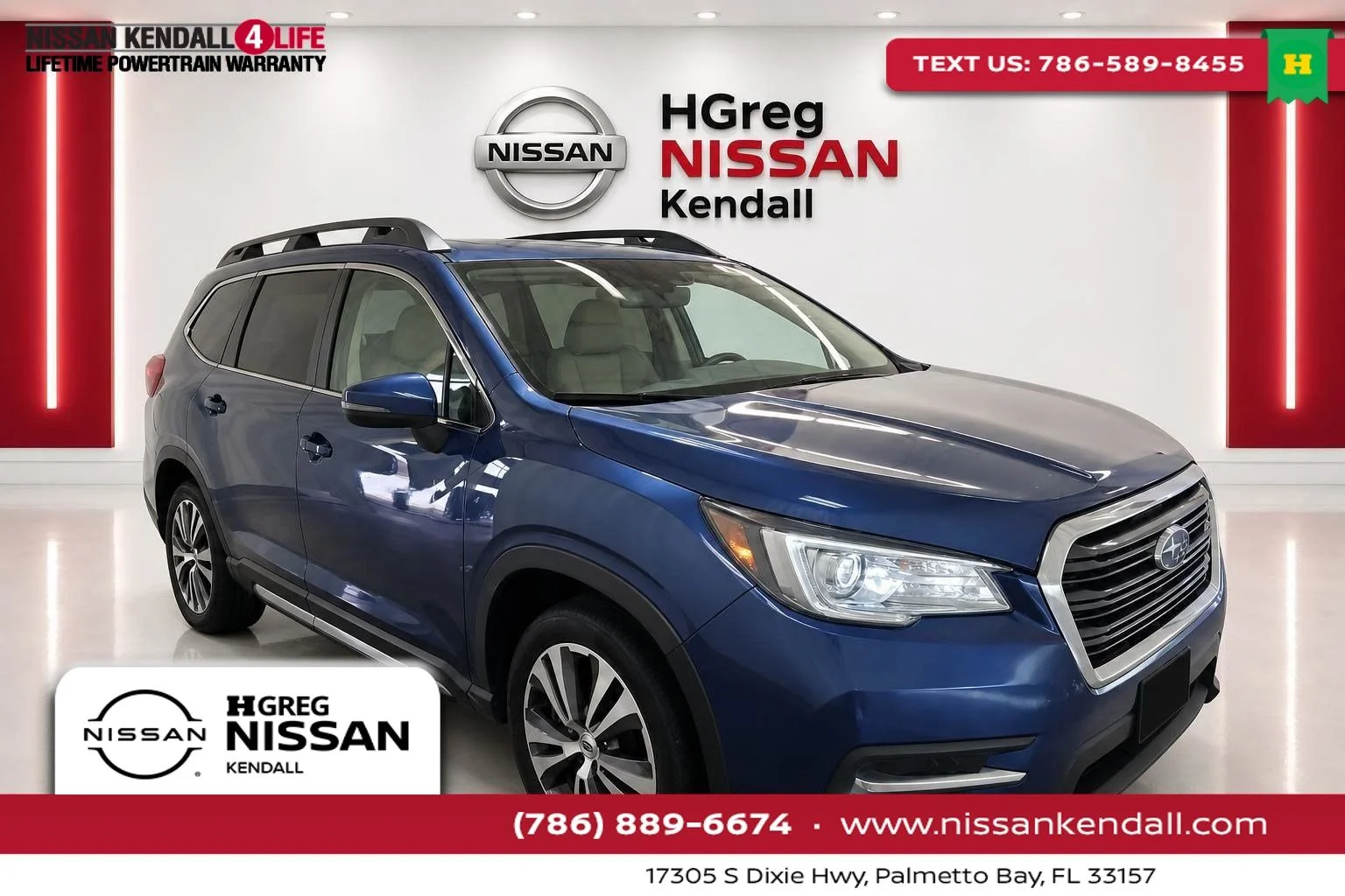 Used 2019 Blue Subaru Limited image 1