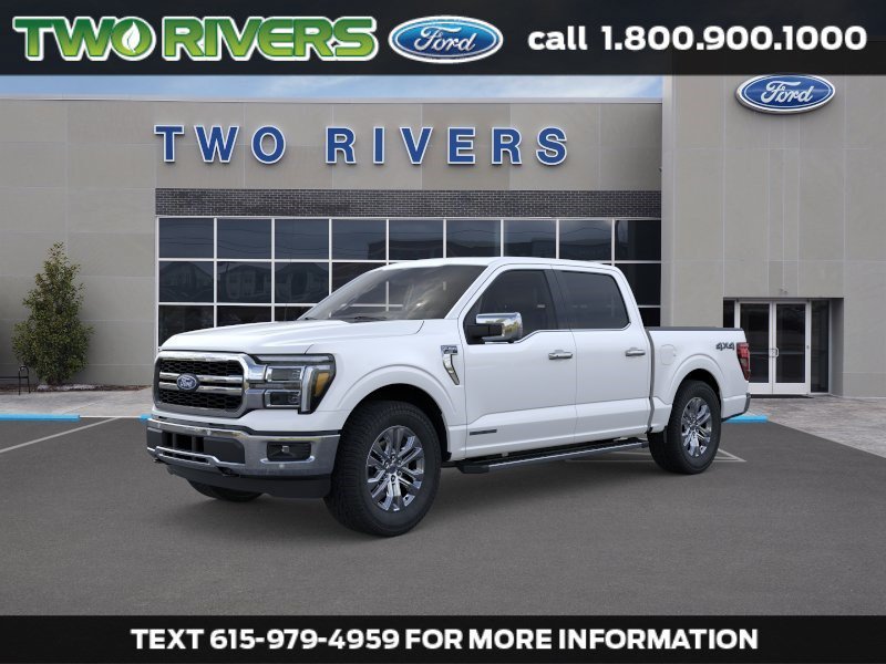 New 2026 Star White Metallic Tri-Coat Ford Lariat® image 1