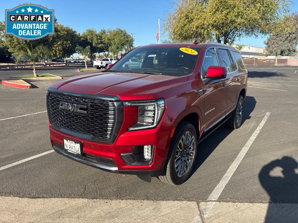 Used 2024 Volcanic Red Tintcoat GMC Denali Ultimate image 8