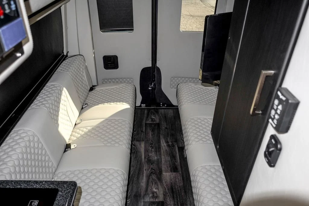 New 2026 Tenorite Gray Metallic Midwest Automotive Designs FD2 w/ Dual Rear Bench Overland Package, 540AH, Solar and 2.5KW Cummins Onan Generator image 116