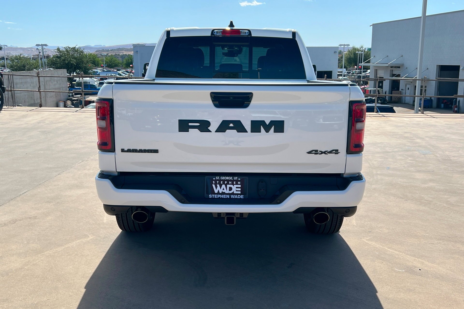 New 2026 Bright White Clear-Coat Exterior Paint RAM Laramie image 5
