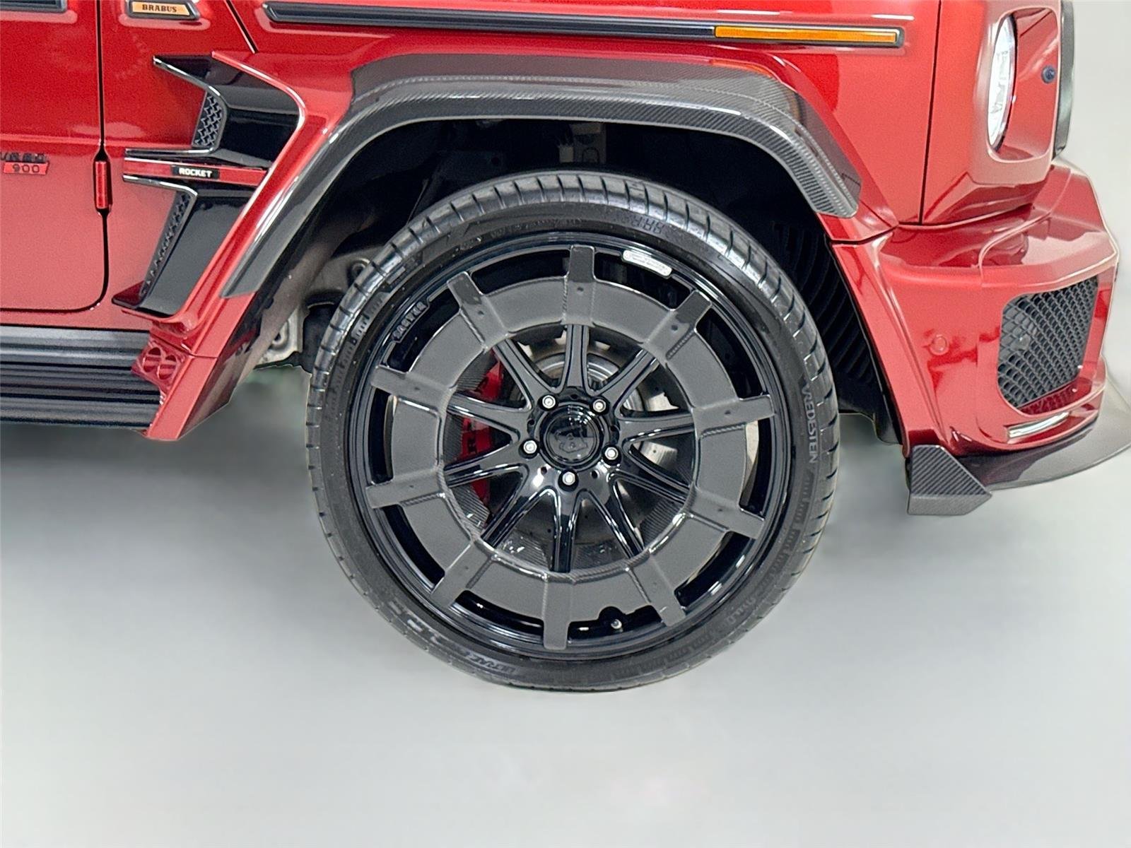 Used 2021 designo Cardinal Red Metallic Mercedes-Benz AMG® G 63 | Brabus Widebody image 51