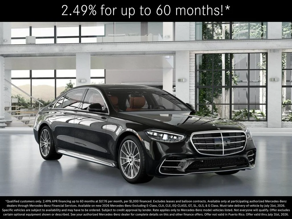New 2026 Obsidian Black Metallic Mercedes-Benz S 580 image 10