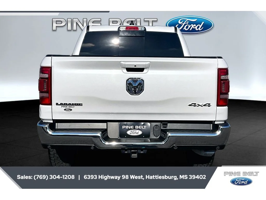 Used 2023 Ivory White Tri-Coat Pearlcoat Ram Laramie image 4