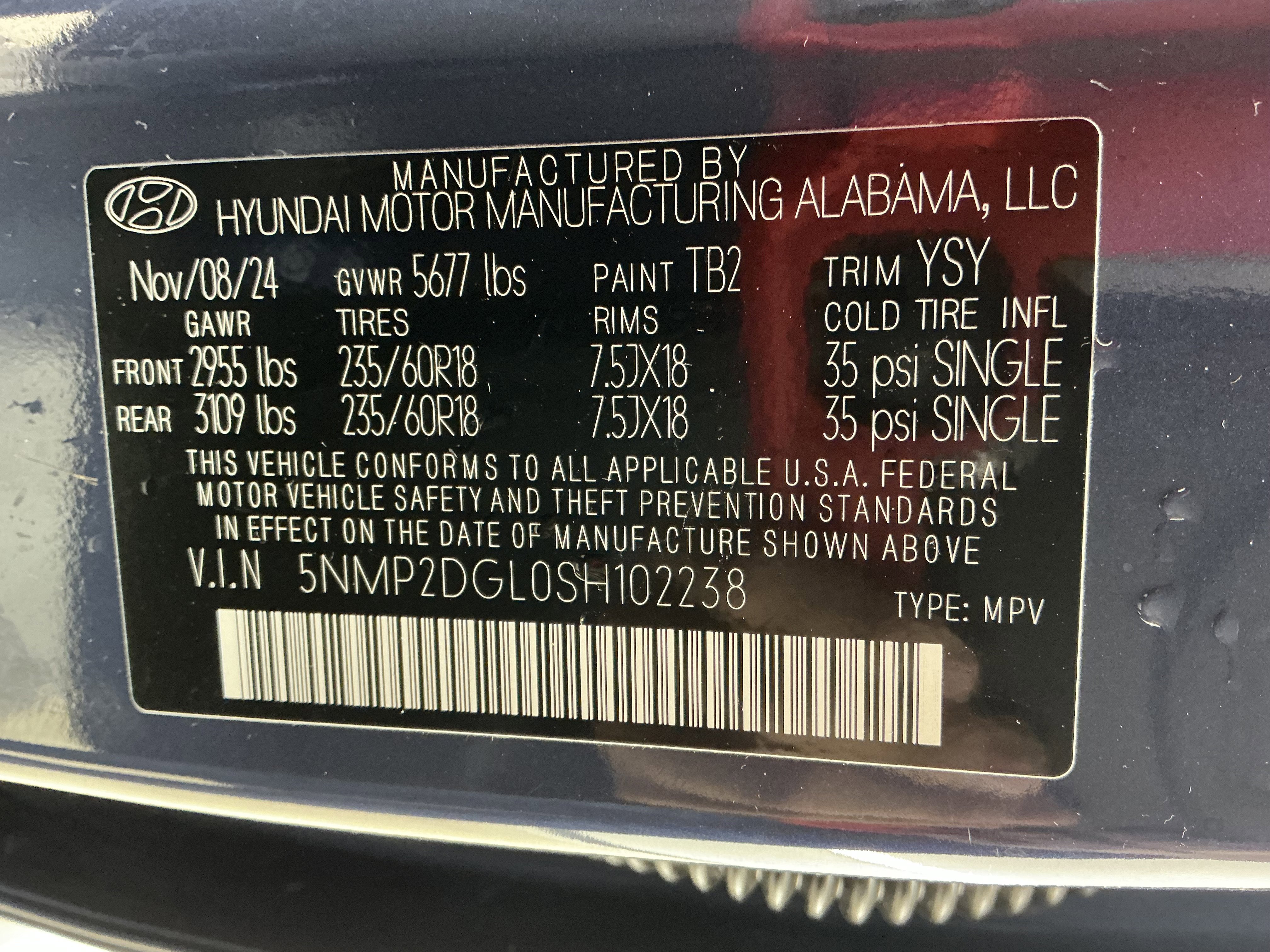 2025 Hyundai Santa Fe SEL - Photo 14