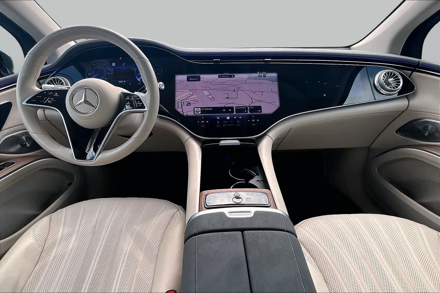 Used 2024 Obsidian Black Metallic Mercedes-Benz EQS 450 image 15