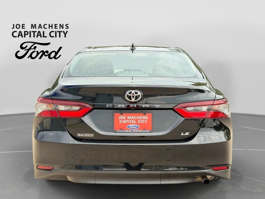 Used 2021 Midnight Black Metallic Toyota LE image 6