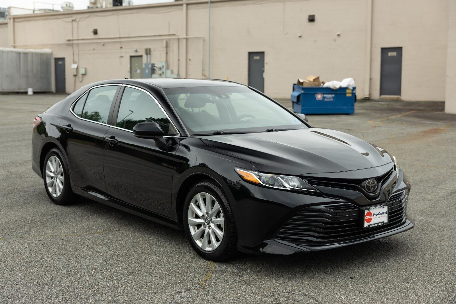 Used 2020 Midnight Black Metallic Toyota LE image 7