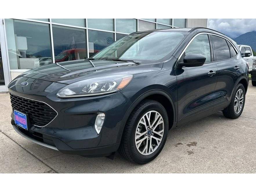 Used 2022 Stone Blue Metallic Ford SEL image 4