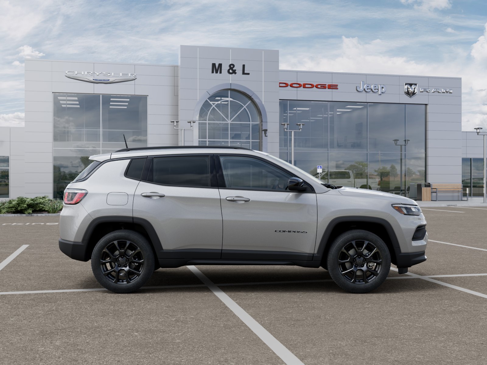 New 2026 Silver Zynith Metallic Clear-Coat Exterior Paint Jeep Latitude Altitude image 47
