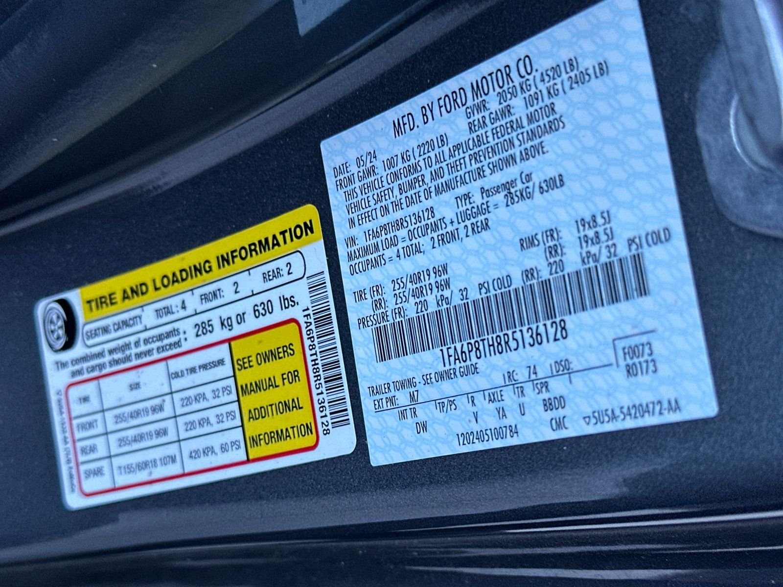 Used 2024 Gray Metallic Ford EcoBoost image 26