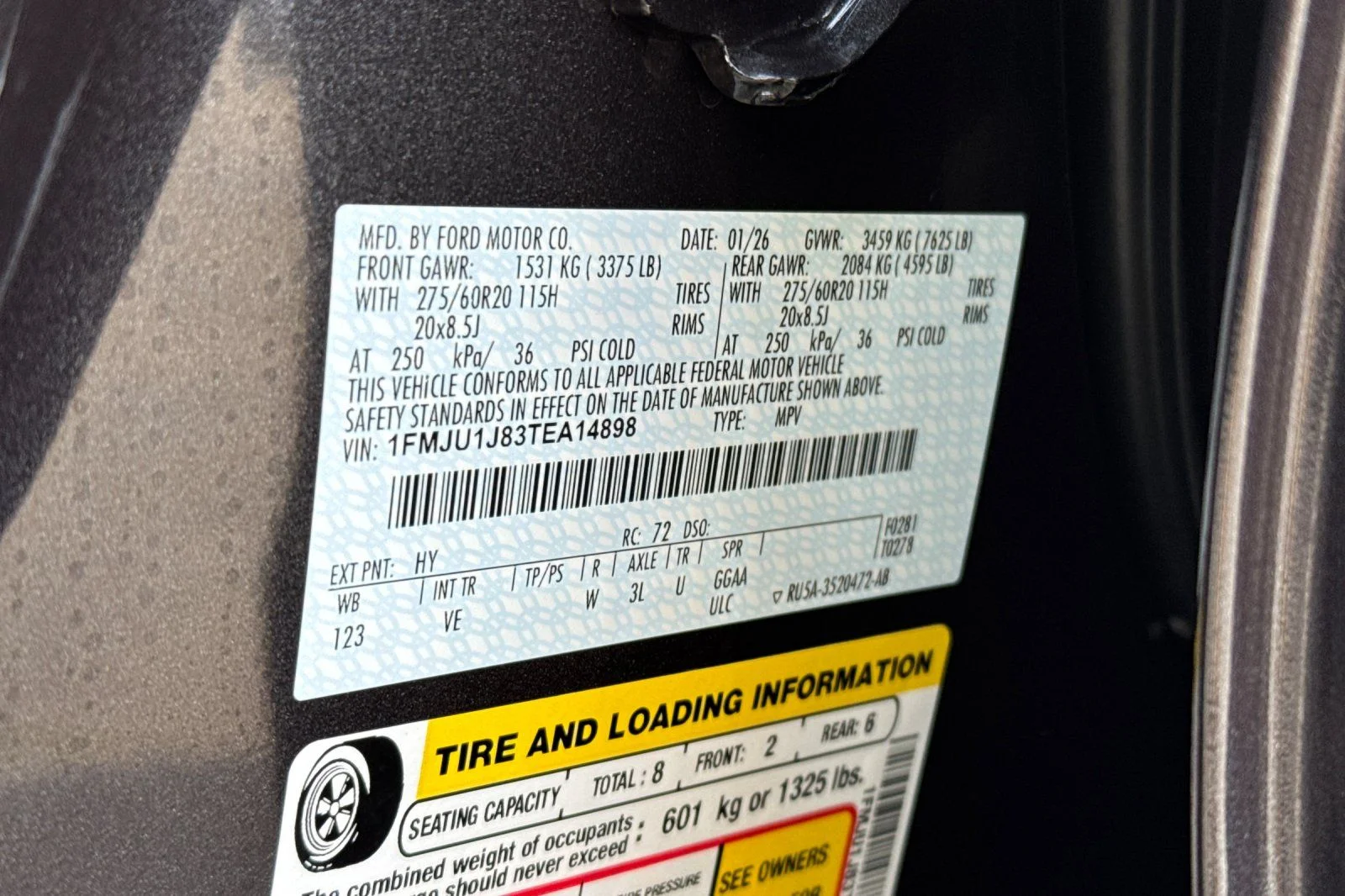 New 2026 Dark Matter Gray Metallic Ford Active image 35
