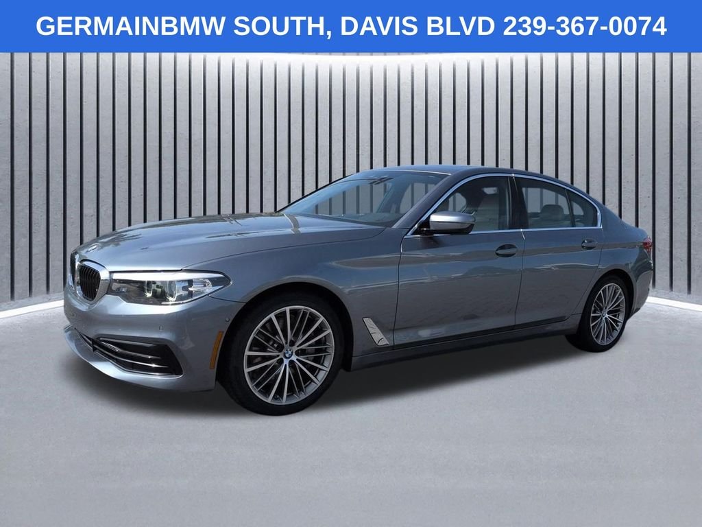 Used 2020 Bluestone Metallic BMW 530i image 1