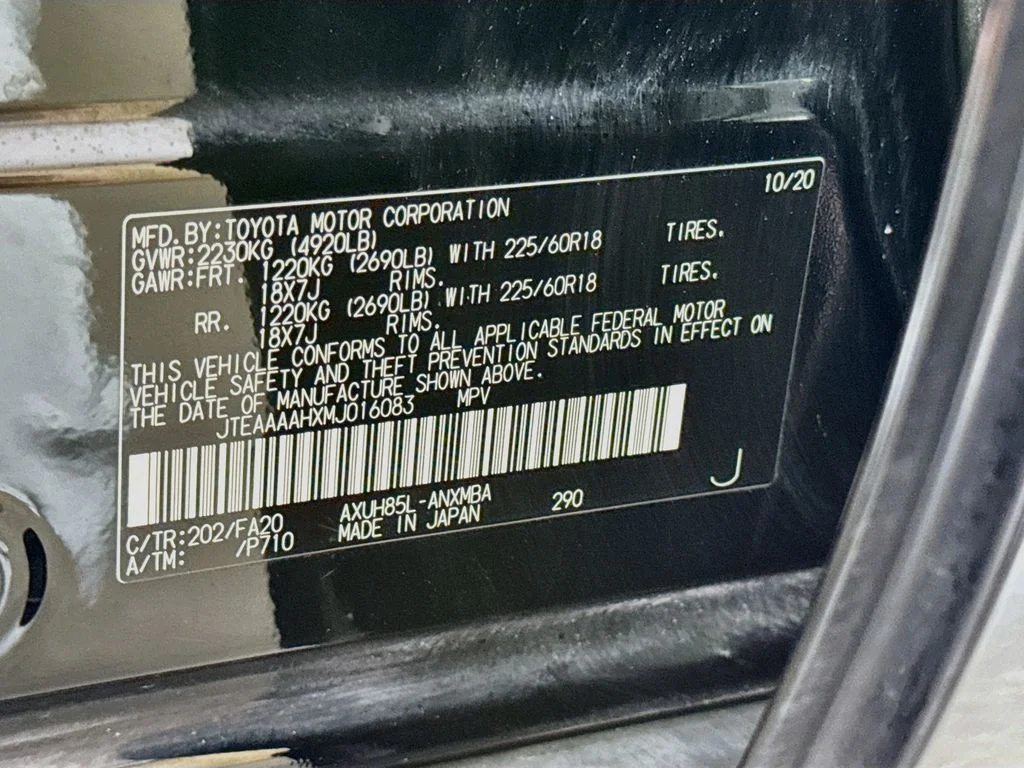 Used 2021 Black Toyota LE image 40