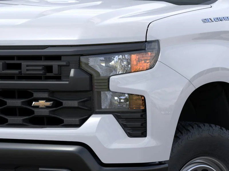 2025 Chevrolet Silverado 1500 WT White at Classic Elite Chevrolet Sugar Land
