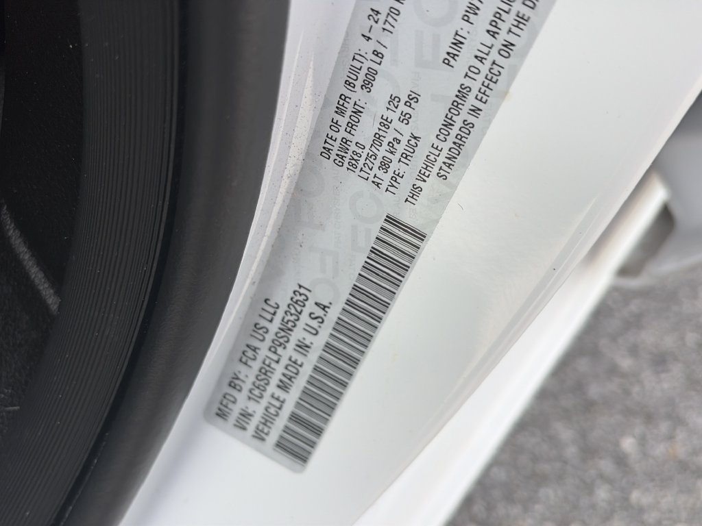 Certified Used 2025 Bright White Clearcoat Ram Rebel image 34